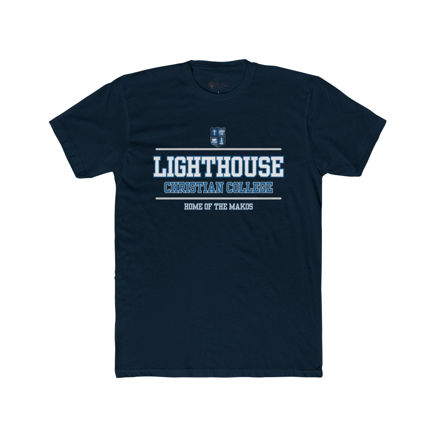 Vintage FITTED LCC Makos Unisex Premium Cotton Crew Tee