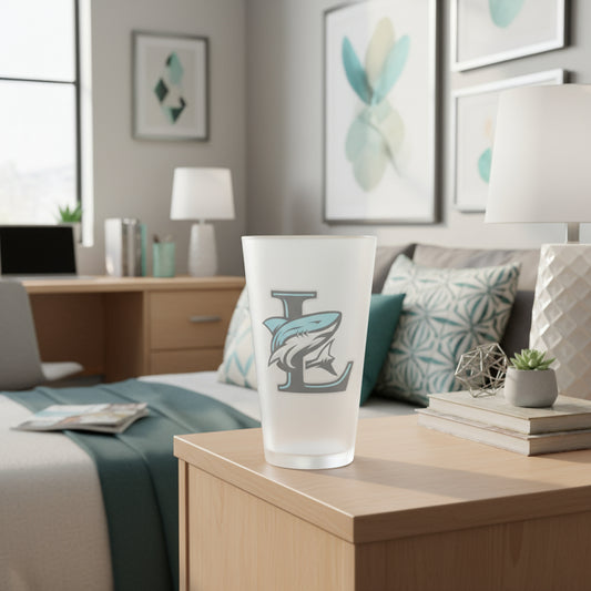 Frosted Mako 16oz Glass