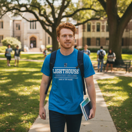 Vintage FITTED LCC Makos Unisex Premium Cotton Crew Tee
