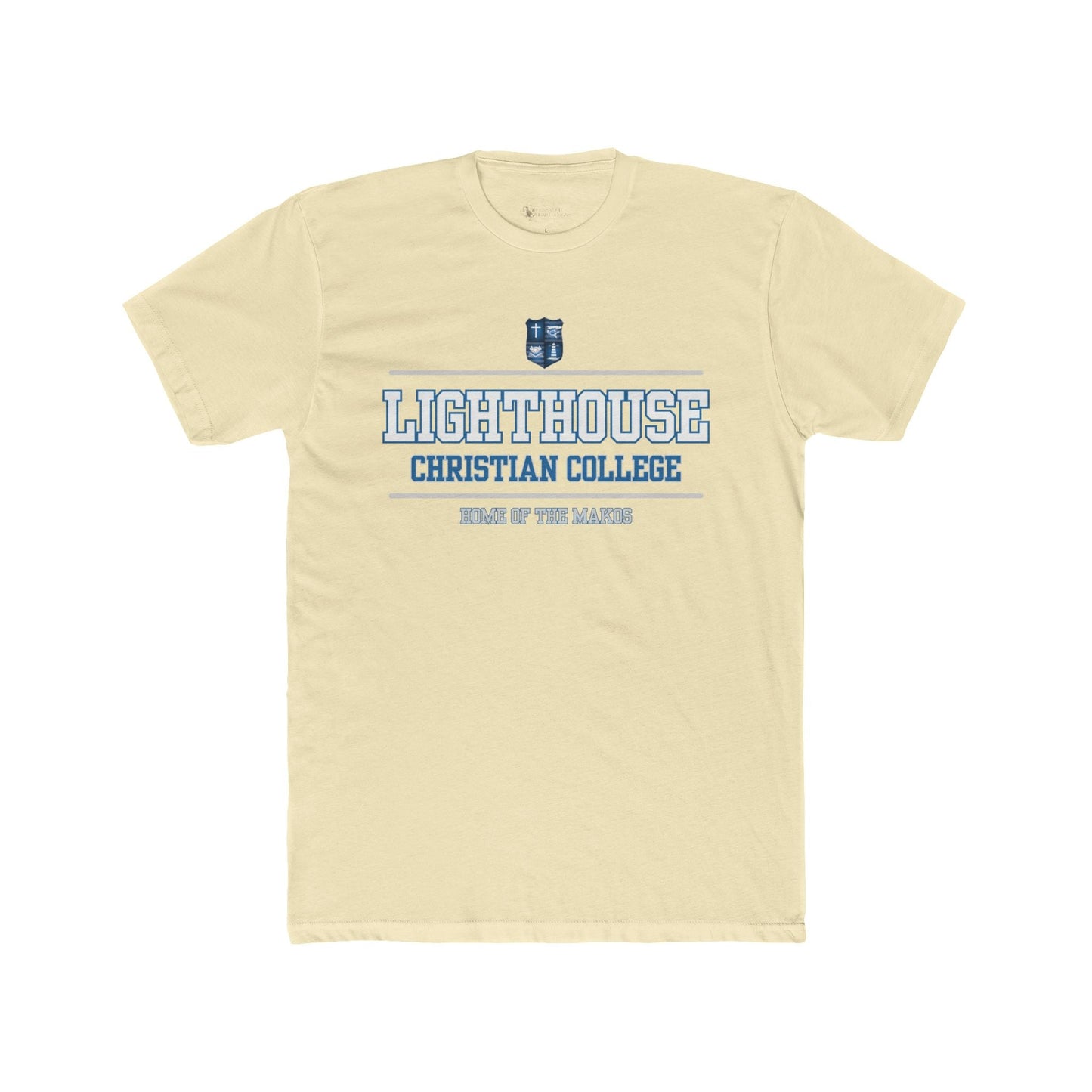 Vintage FITTED LCC Makos Unisex Premium Cotton Crew Tee