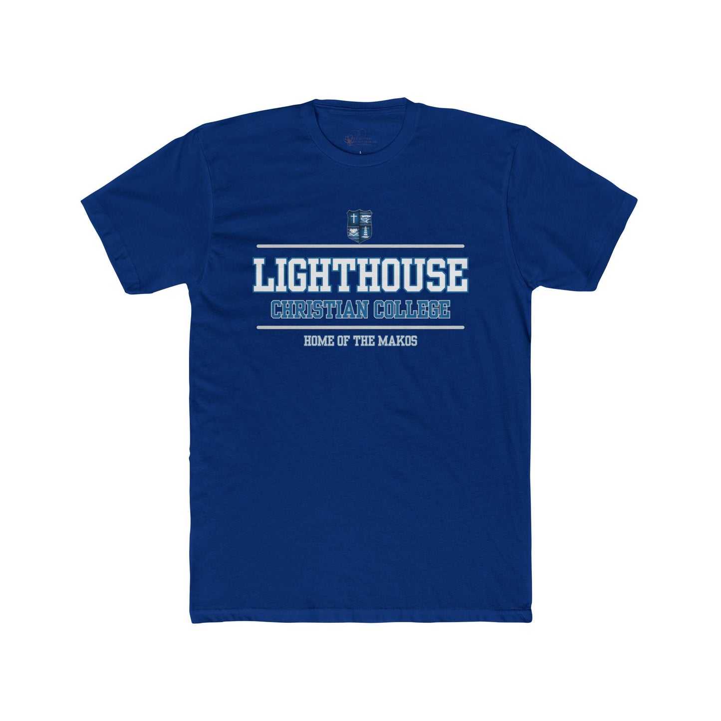Vintage FITTED LCC Makos Unisex Premium Cotton Crew Tee