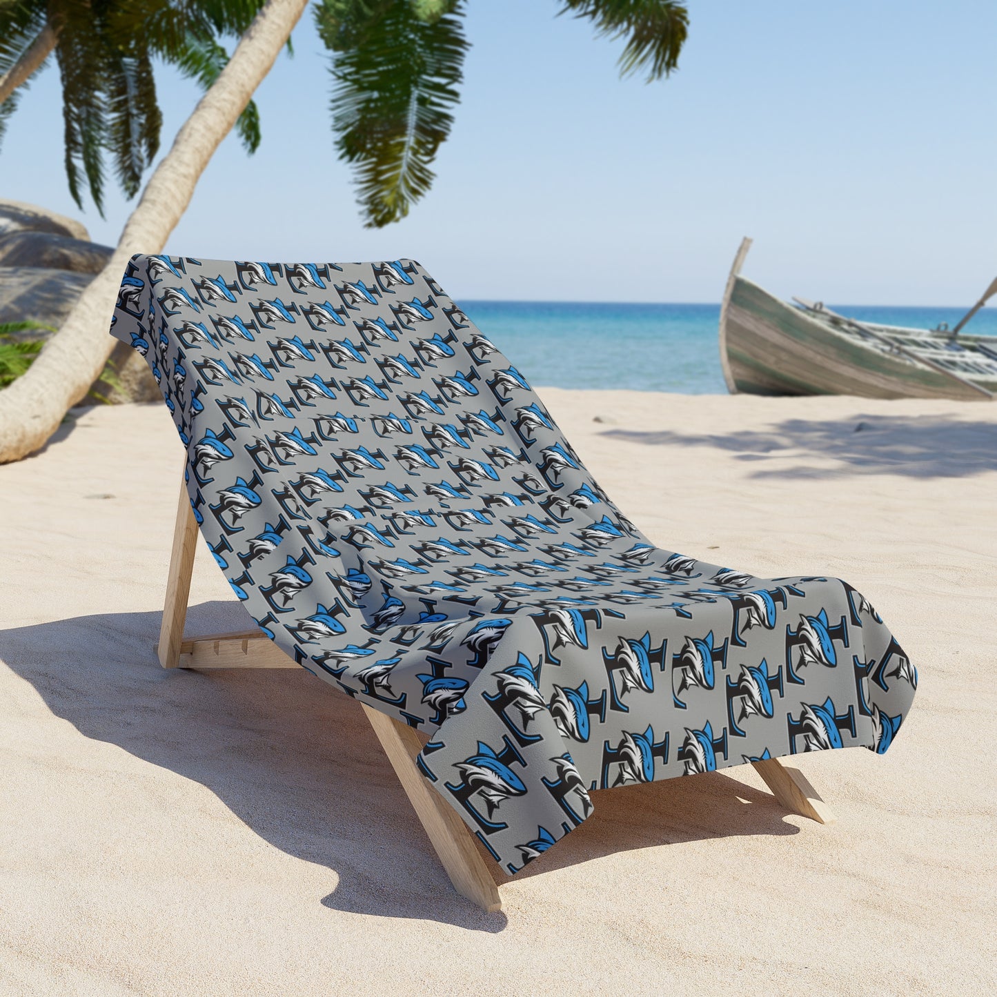 Making Mako Waves Beach Towel