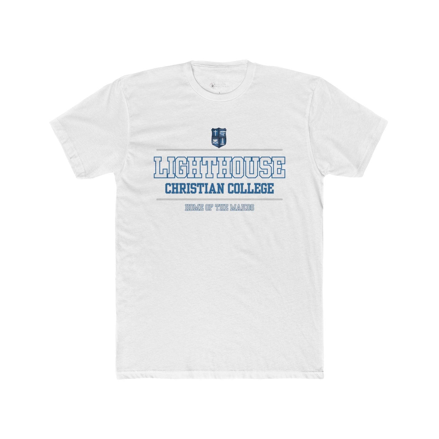 Vintage FITTED LCC Makos Unisex Premium Cotton Crew Tee
